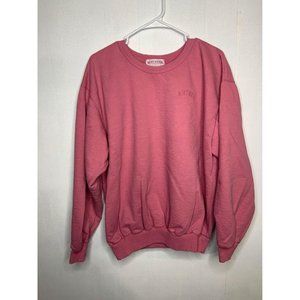 Northern pink crewneck pullover sweater medium